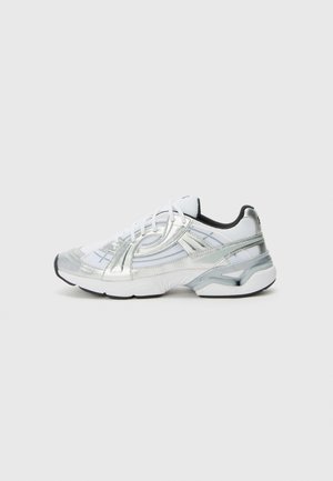 SOLA - Sneakers laag - white/metallic silver-coloured/ galaxy black