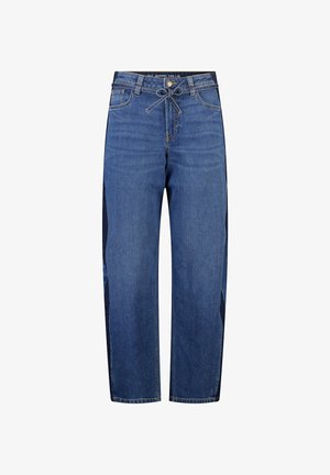 MS Mode, MS MODE JEANS BARREL JEANS MIT KONTRASTIERENDEN SEITEN - Wide leg - blue