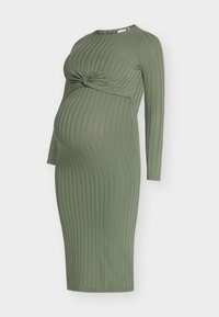 MLLUCY JUNE MIDI DRESS - Stickad klänning - sea spray