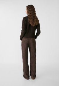 Stradivarius BUTTONED - Gilet - brown