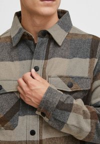 INDICODE JEANS IDVALDE - Leichte Jacke - light grey mix
