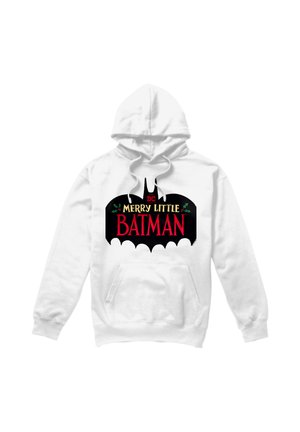 Warner Brothers, MERRY LITTLE BATMAN LOGO - Hoodie - white