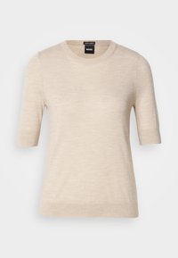 FARBELLA - Osnovna majica kratkih rukava - light beige