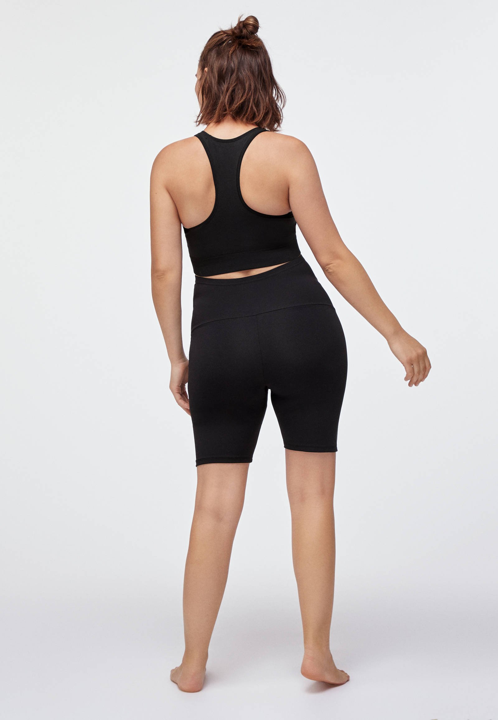 OYSHO MATERNITY COMFORT - Pantaloncini 3/4 - black/nero - Zalando.it