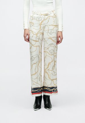 AMANDA STRAIGHT PANT - Hlače - sail dreaming