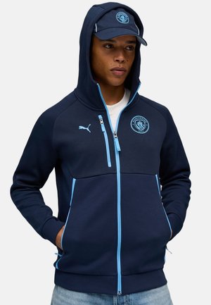 MANCHESTER CITY  - Felpa con zip - blue