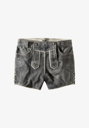 Stockerpoint, TRACHTENLEDERHOSE NELLY - Shorts - granit gespeckt