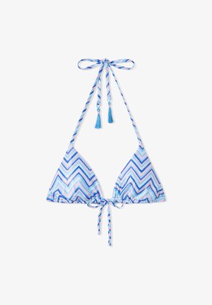 Terranova, CHEVRON LUCCICANTE - Bikini pezzo sopra - var bluette sport