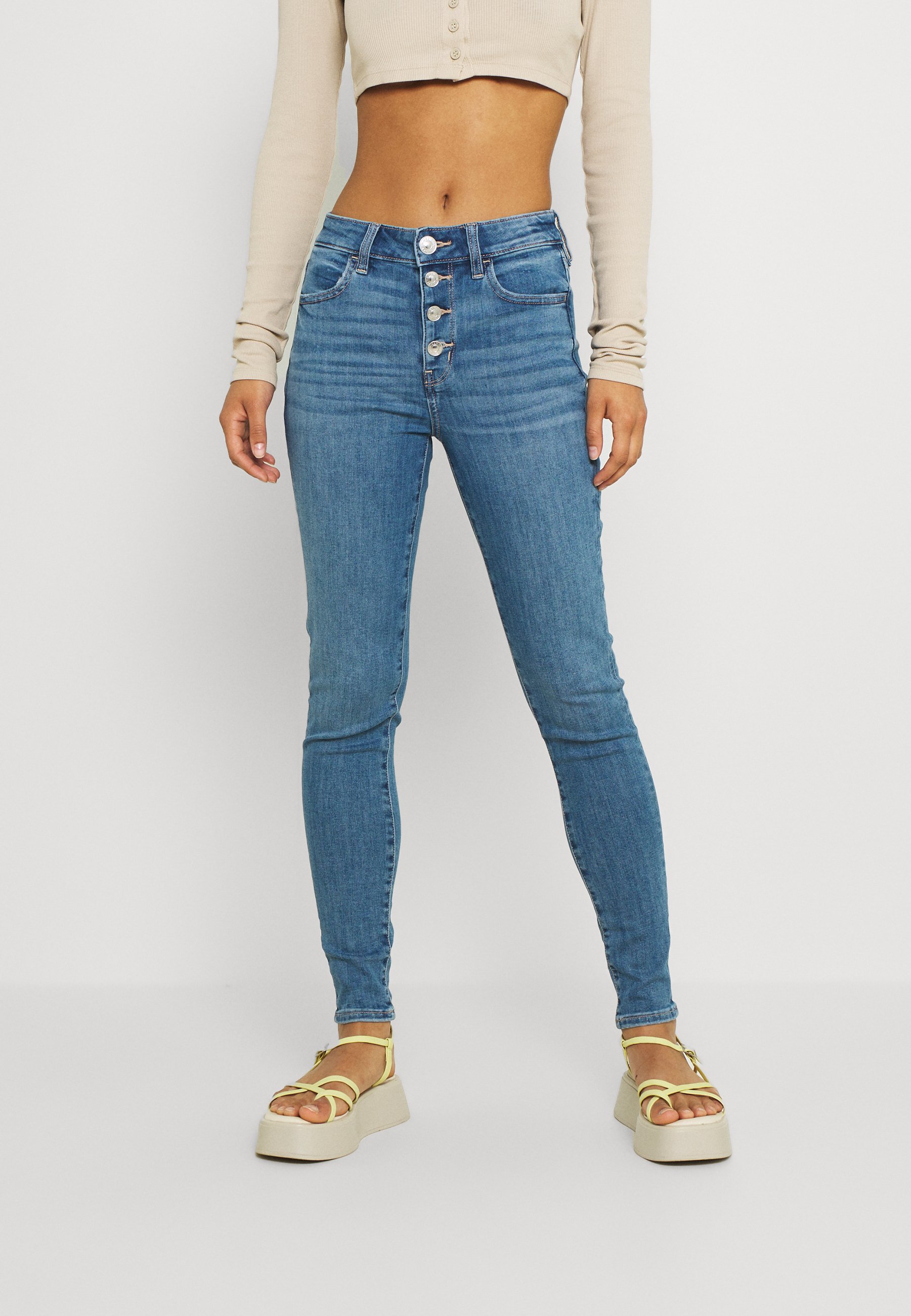 American Eagle HI-RISE CROP - Jeans 