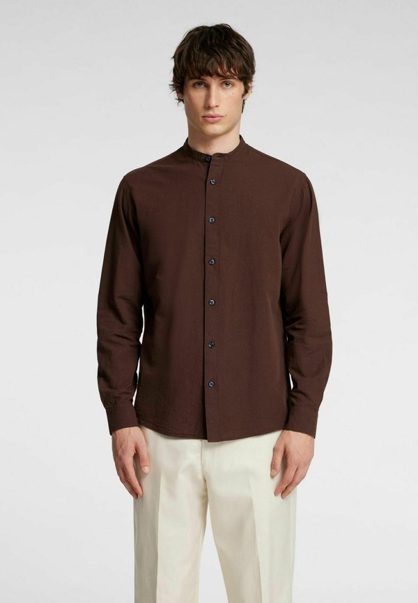 LANGÄRMELIGES - Hemd - coffee bean