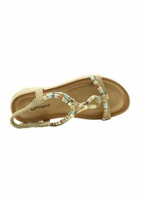 Merisell STAY - Sandalias de cuña - beig