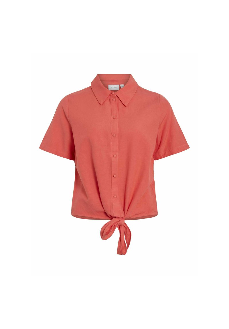 Vila Overhemdblouse oranje