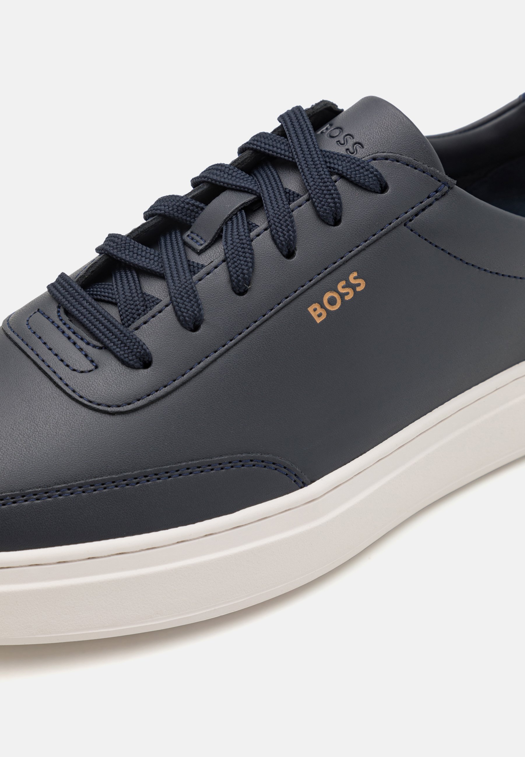スニーカー Boss Kieran Sneaker BOSS Kieran Tennis Trainers Dark Blue | Mainline Menswear