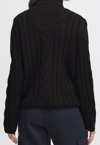 Oxmo Strickpullover - black