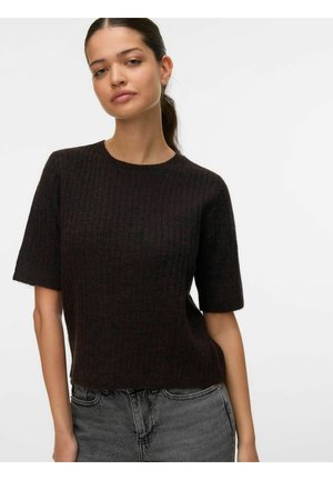 VMSALLY - Lihtne T-särk - chocolate torte