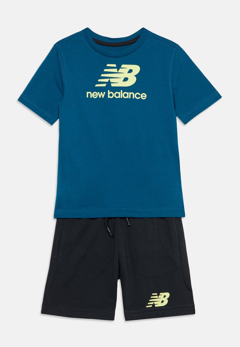 New Balance STACKED LOGO SET - Šortky - streamsong/petrolejová - Zalando.cz