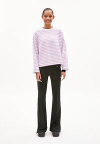 ARMEDANGELS FRANKA STRIPE - Maglietta a manica lunga - lavender light undyed