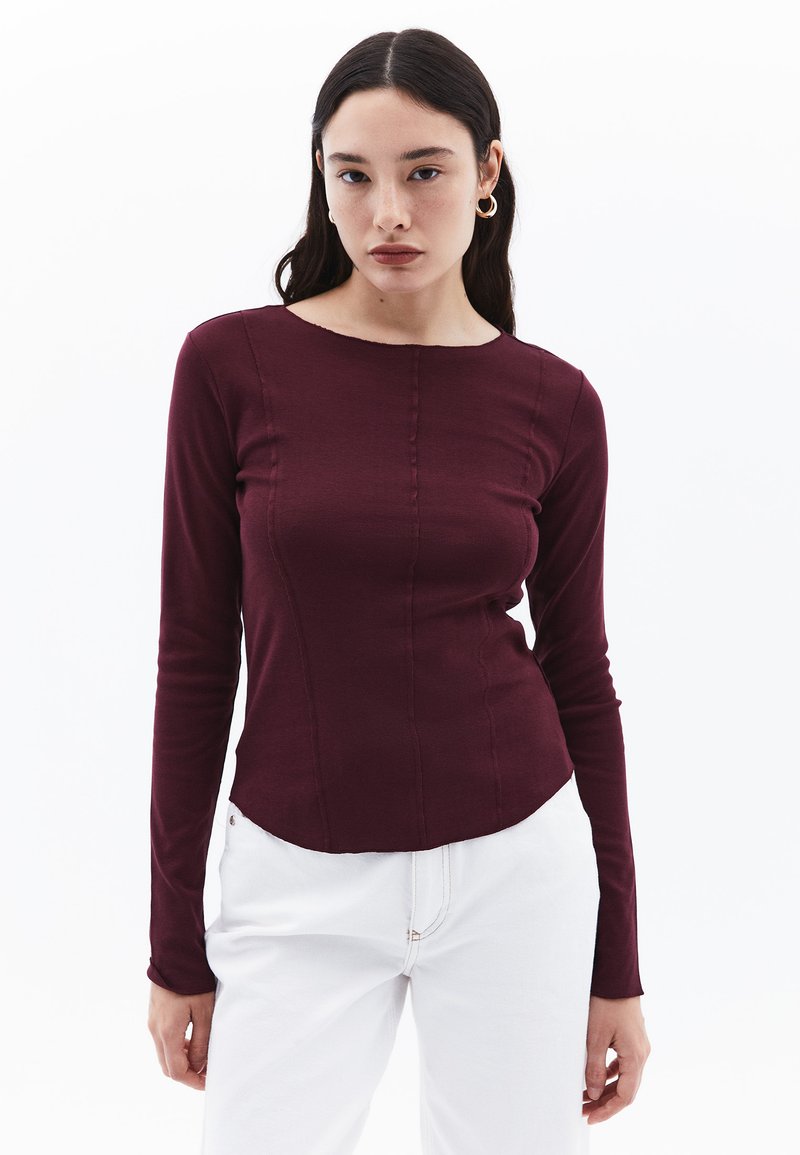 OXXO MIT ENGEM AUSSCHNITT - Langarmshirt - port royale