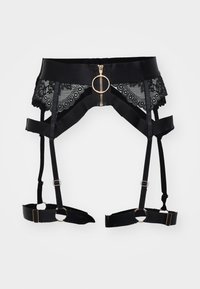 Hunkemöller CLEMENTINE SUSPENDER - Strømpeholdere - caviar