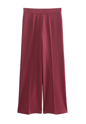 New Look, WIDE LEG TROUSERS - Pantalones deportivos - burgundy