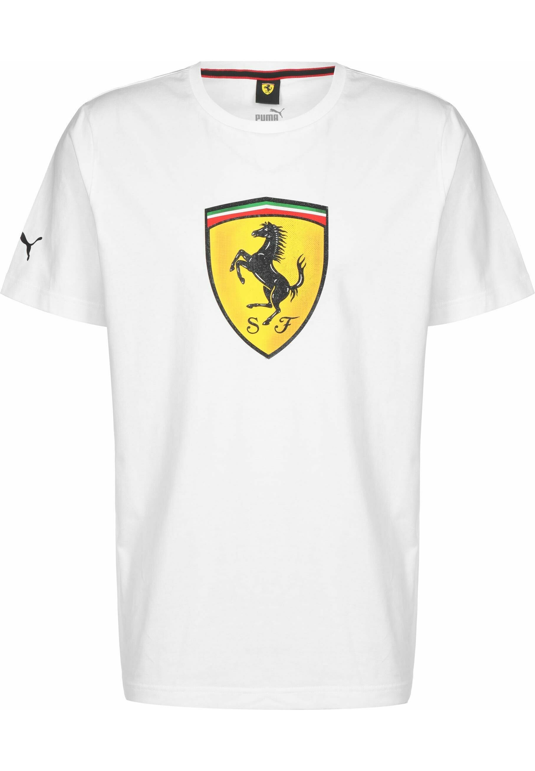 puma ferrari white t shirt