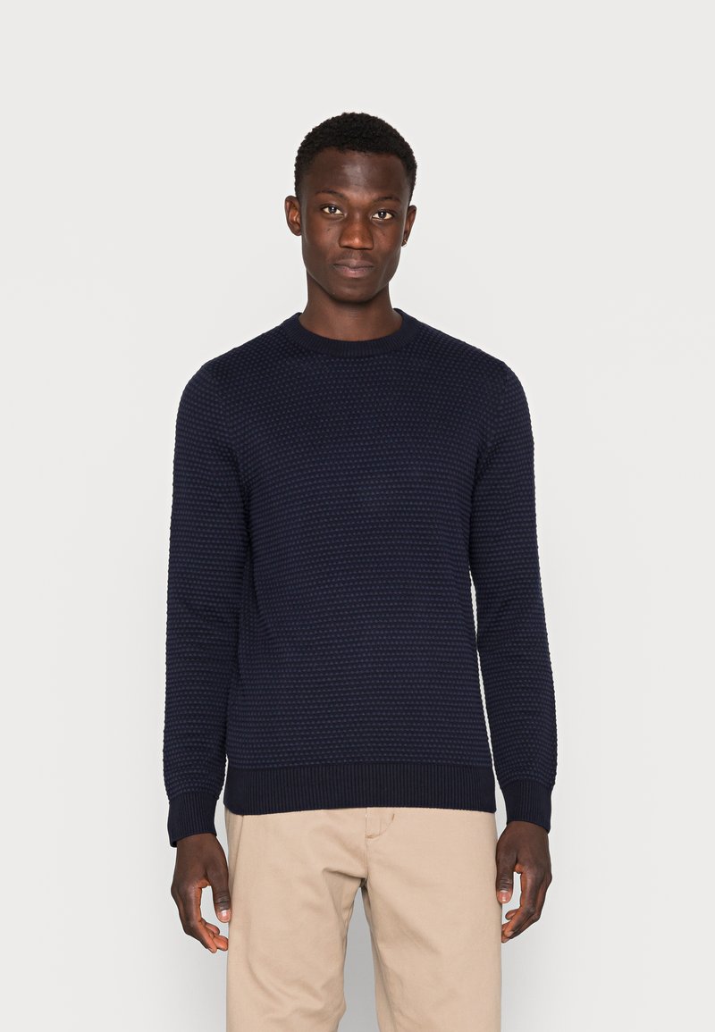 Jack & Jones - JJEATLAS CREW NECK NOOS - Maglione - mood indigo, Ingrandire