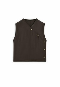 Massimo Dutti Bodywarmer - mottled dark brown