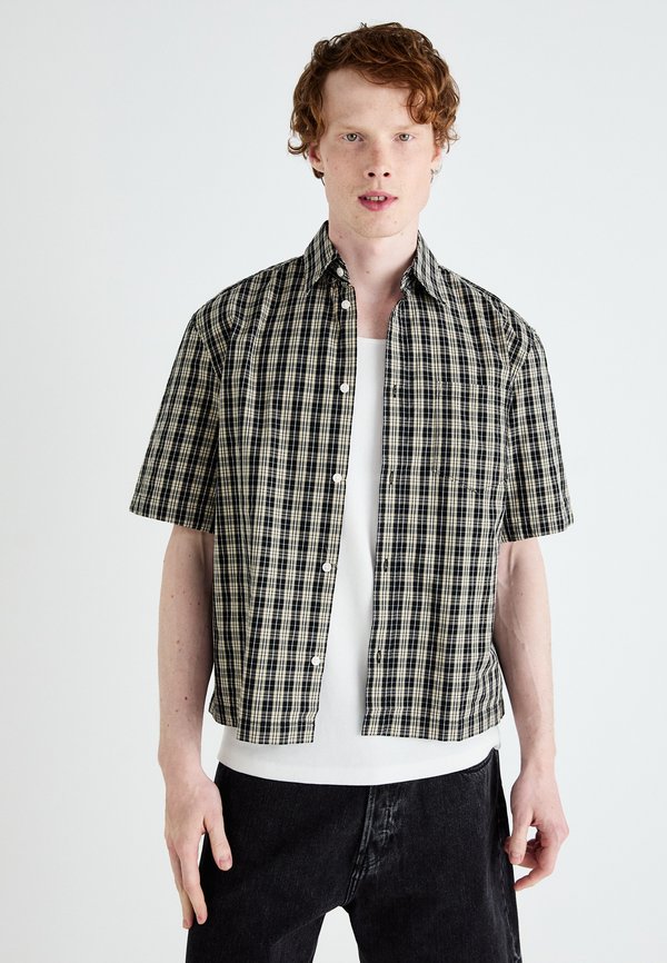 FRANCO RELAXED SHORT SLEEVE - Shirt - beige