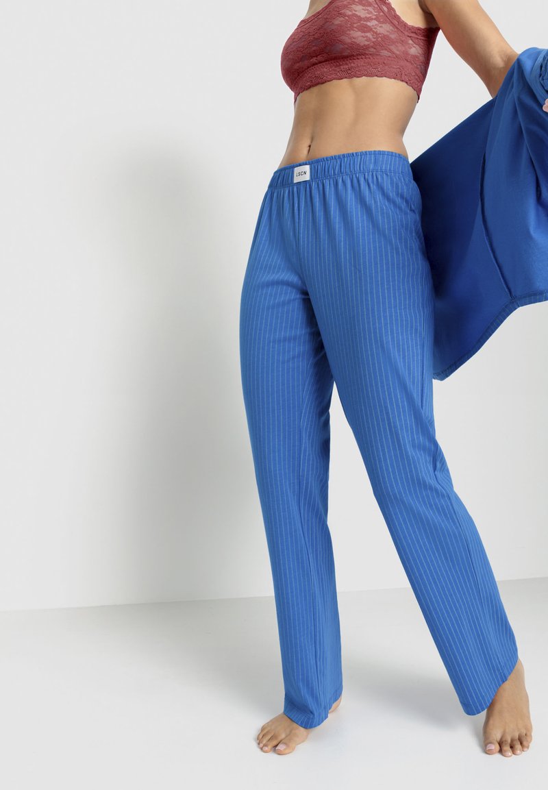 LASCANA LSCN BY LASCANA PANTS - Pyjamahousut/-shortsit - royalblue