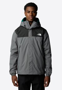 ANTORA - Hardshell jacket - smoked pearl tnf black