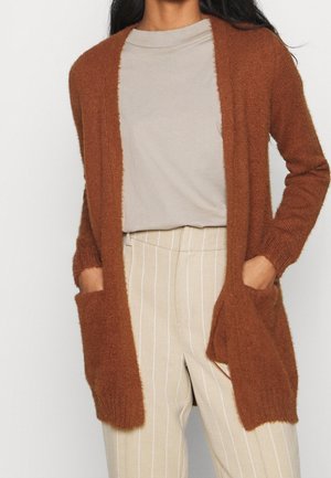 VILA Neuletakki - brown
