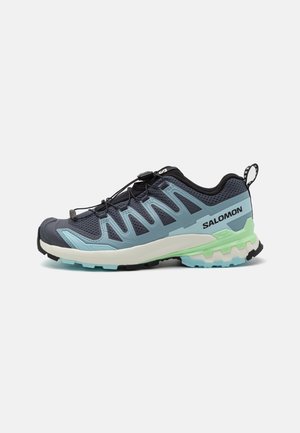XA PRO 3D V9 - Maastojuoksukengät - turbulence/iced aqua/patina green