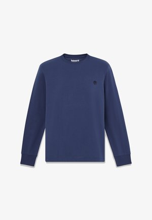 Timberland, TREE EMBROIDERED LONG SLEEVES TEE (SLIM). - Langarmshirt - dark blue