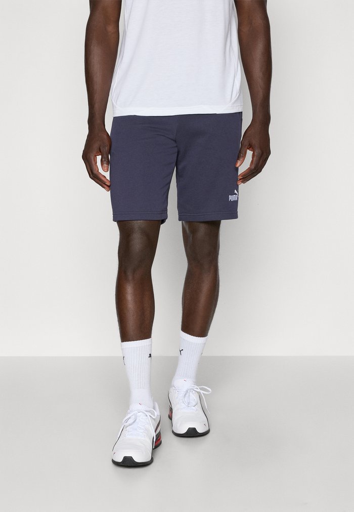 PUMA LOGO SHORTS - Sports shorts - new navy