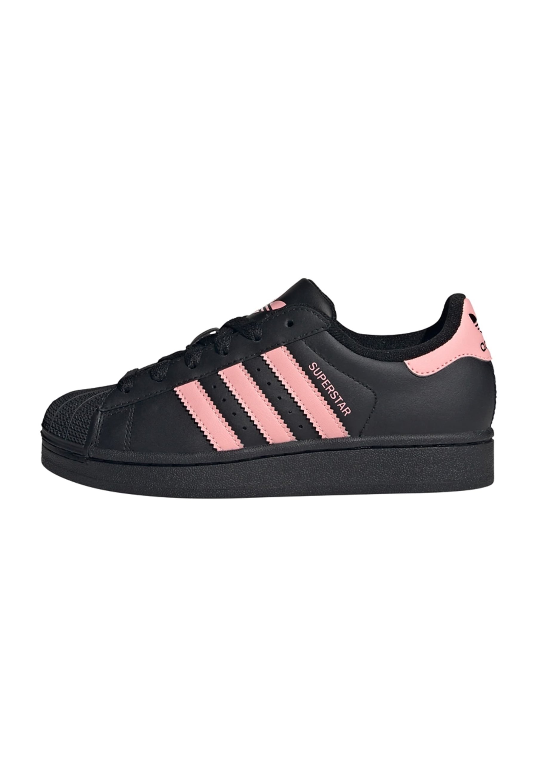 adidas Originals SUPERSTAR II UNISEX - Sneakers - core black/glow pink/core  black/sort - Zalando.dk