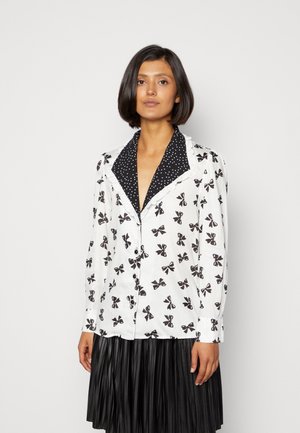 BROOKLYN BOW PRINT BLOUSE - Skjorte - ivory