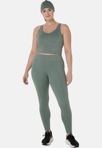 ASICS NAGINO FLEX - Reggiseno sportivo con sostegno medio - monument blue