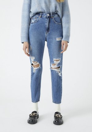 Relaxed fit jeans - stone blue denim