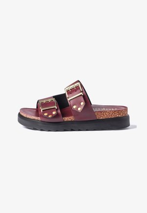 Yokono, SANDALIA PLATAFORMA TUNEZ-262 BURDEOS - Sandalias planas - burgundy
