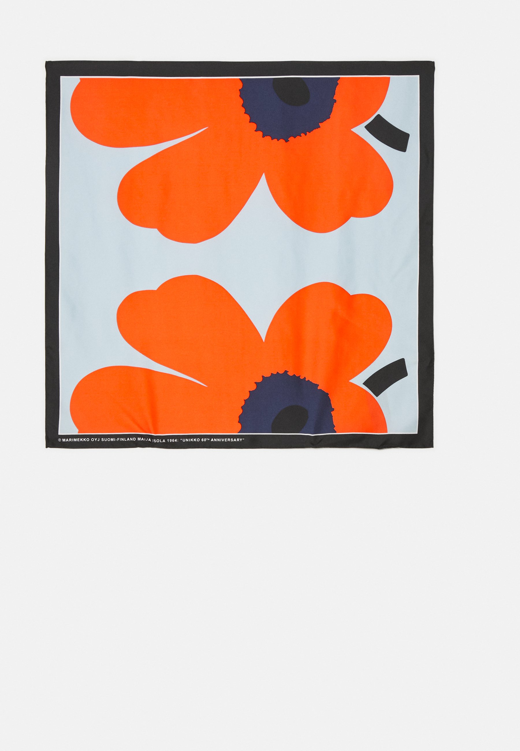 Marimekko LAUHTUA HEIJASTUS UNIKKO - Foulard - light blue/orange 