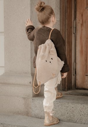 Fabelab BEAR - Športni nahrbtniki na vrvico - oxford tan