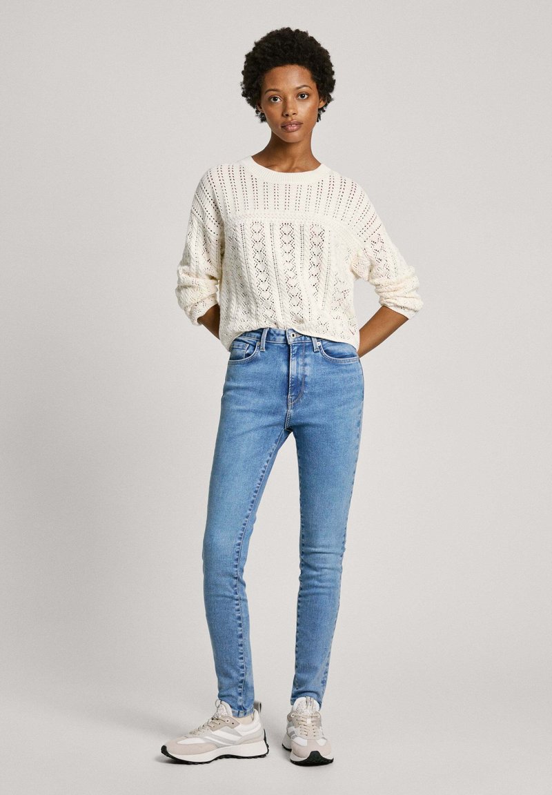 Pepe Jeans Slim fit jeans blauw denim/bluedenim