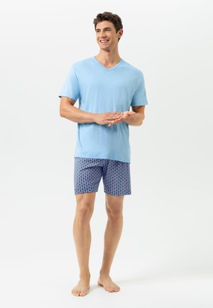 KURZ SERIE STRAIGHT GEO SET - Nachtwäsche Set - dream blue
