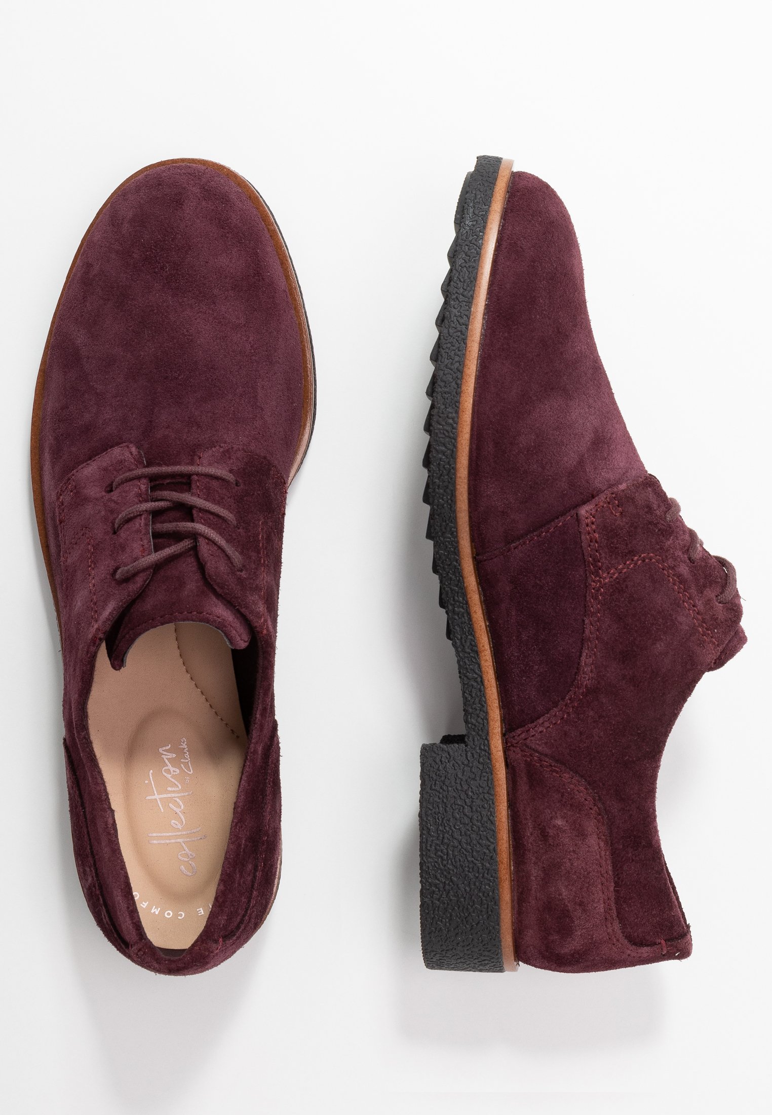 clarks griffin lane burgundy