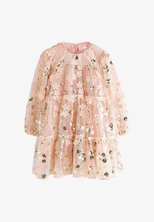 Next, Vestito elegante - pink gold embroidered sequin