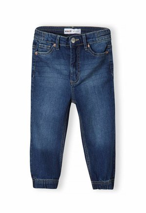 DENIM JOGGERS - Jean boyfriend - dark blue denim