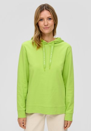 s.Oliver, WEICHES - Sweat à capuche - limettengrün