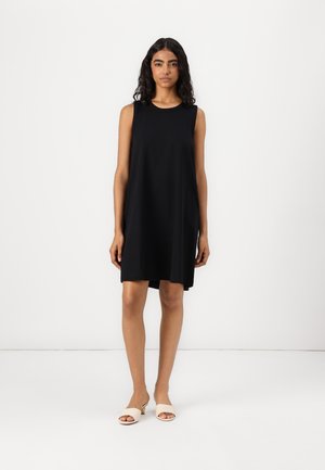 SLFESSENTIAL TANK SHORT DRESS - Jersey dress - black