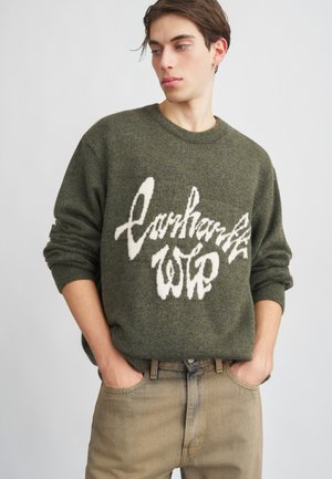 CHEDDA SWEATER - Svetrík - opuntia/natural