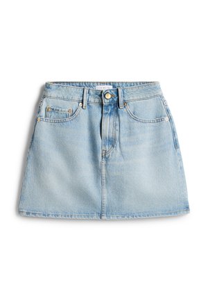 Tommy Hilfiger, MINI SKIRT VINTAGE - Farmerszoknya - light-blue denim